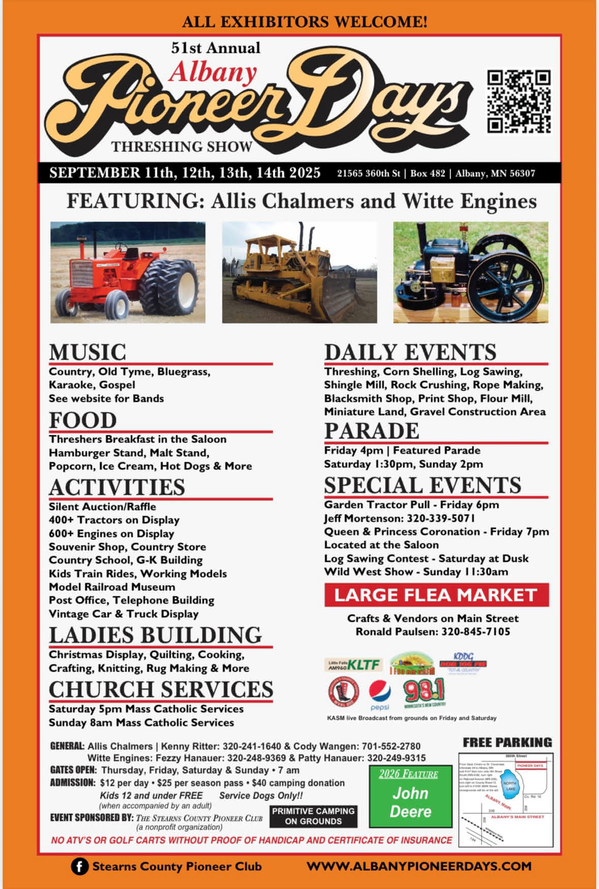 Poster for 2025 Pioneer Days